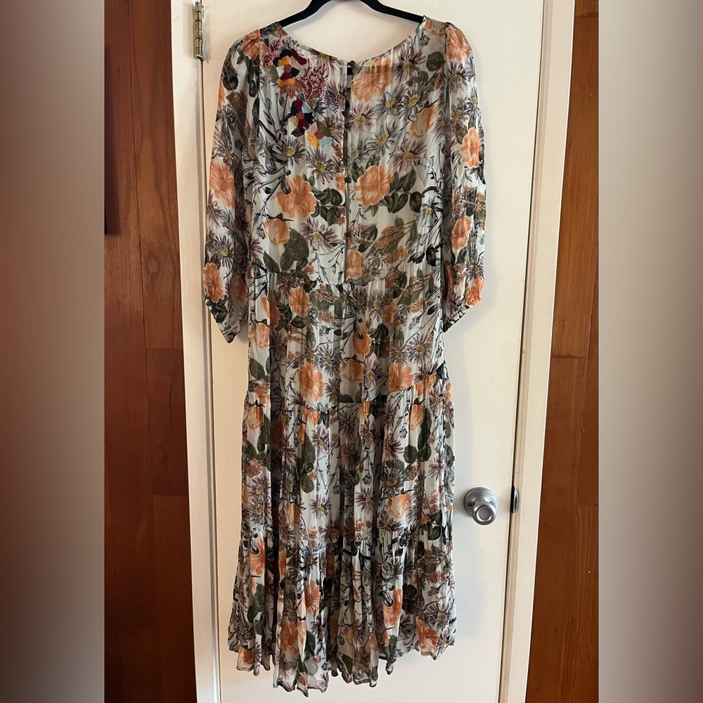 Anthropologie Espalier Embroidered Tunic Dress - Picture 9 of 9